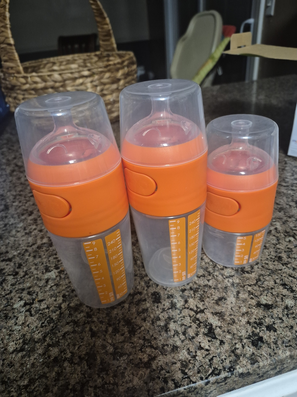 Orange Baby Feeding Bottle Set - Popyum USED